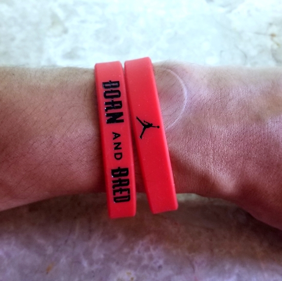 Air Jordan Silicone Wristbands Bracelet 4 Piece - Picture 12 of 14